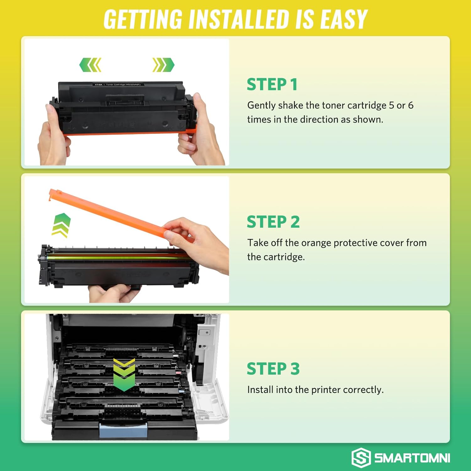 414X Black Remanufactured Toner Cartridges (with Chip) Works with Color Pro MFP M479fdw M479fdn M454dw M454dn M479dw M455dn M454, Enterprise Laser M455dn M480f Printer | W2020X 414A W2020A, Pack of 2