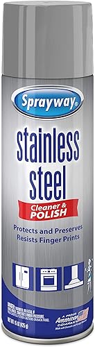 Sprayway, limpiador de acero inoxidable a base de agua, 15 onzas líquidas (paquete de 1)