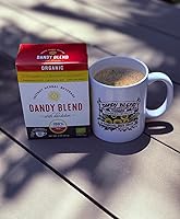 Vista 5 de 20 porciones individuales orgánicas de polvo de bebida herbal instantánea orgánica Dandy Blend con diente de león, caja de 2 oz