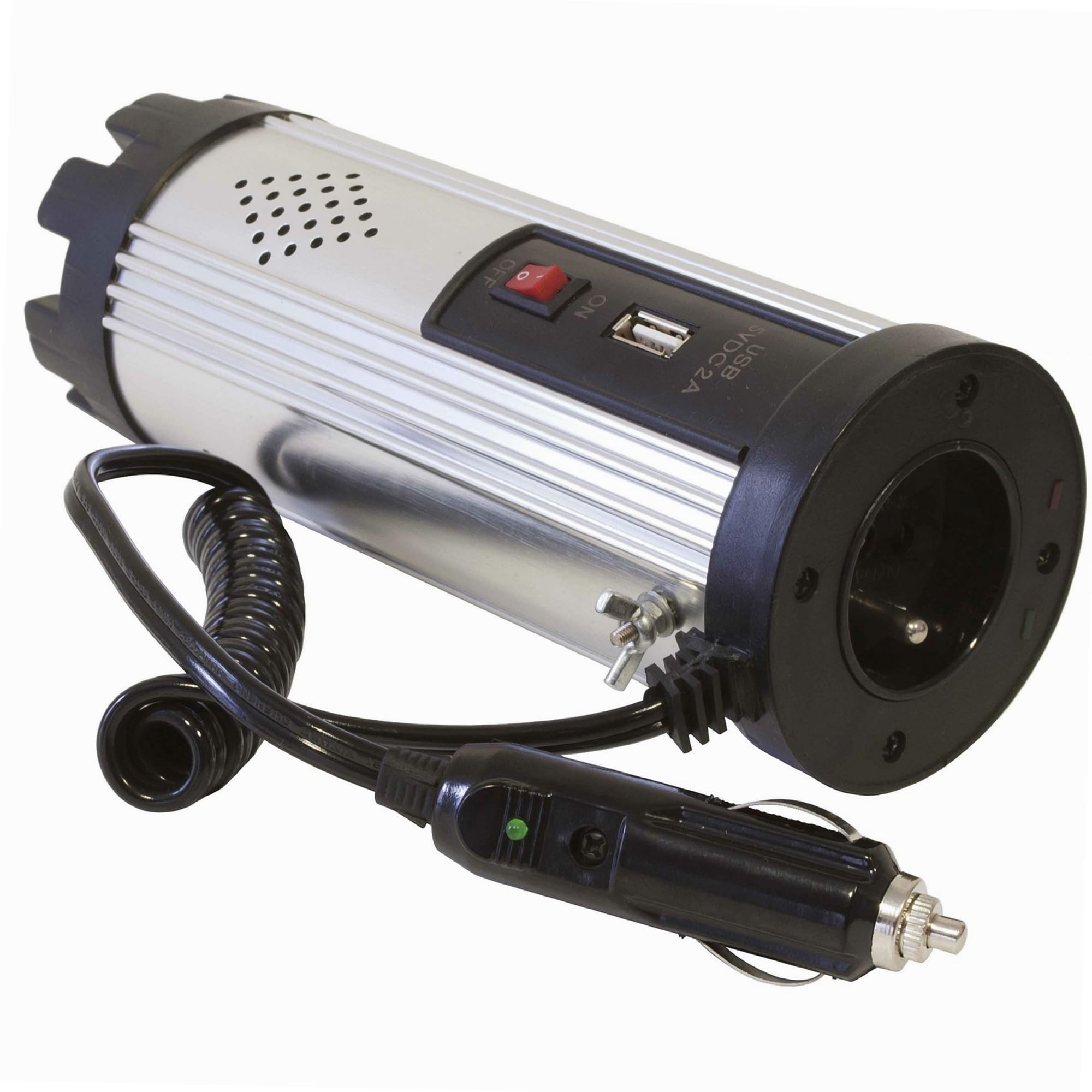 Convertisseur 150w 12v-220v plus1 prise usb