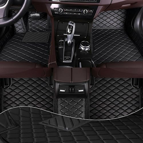 Alfombrillas de automóvil aptas para Dodge Charger 2007-2022, fabricación a medida, forros de cuero antideslizantes para todo tipo de clima