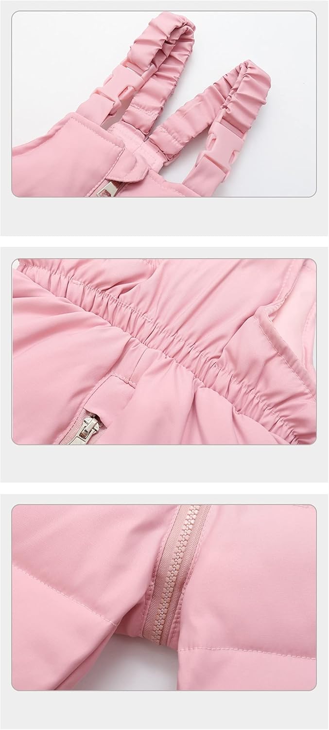 Children Clothes Set Winter Waterproof Down Jacket for Girls Kids Outerwear Coat + Jumpsuit Boy Overall Baby Snowsuit