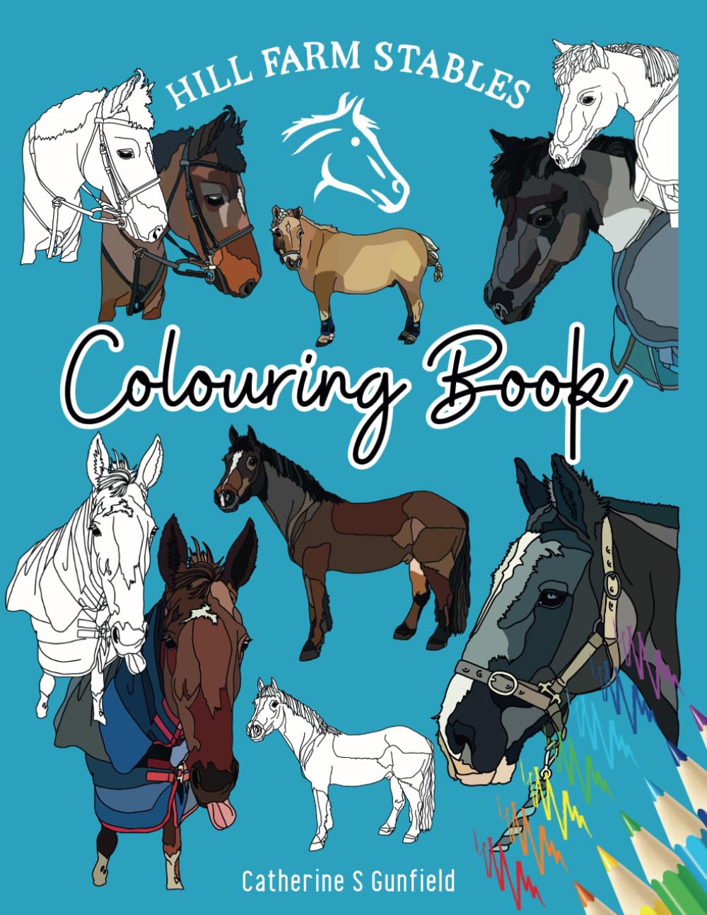 Hill Farm Stables Colouring Book