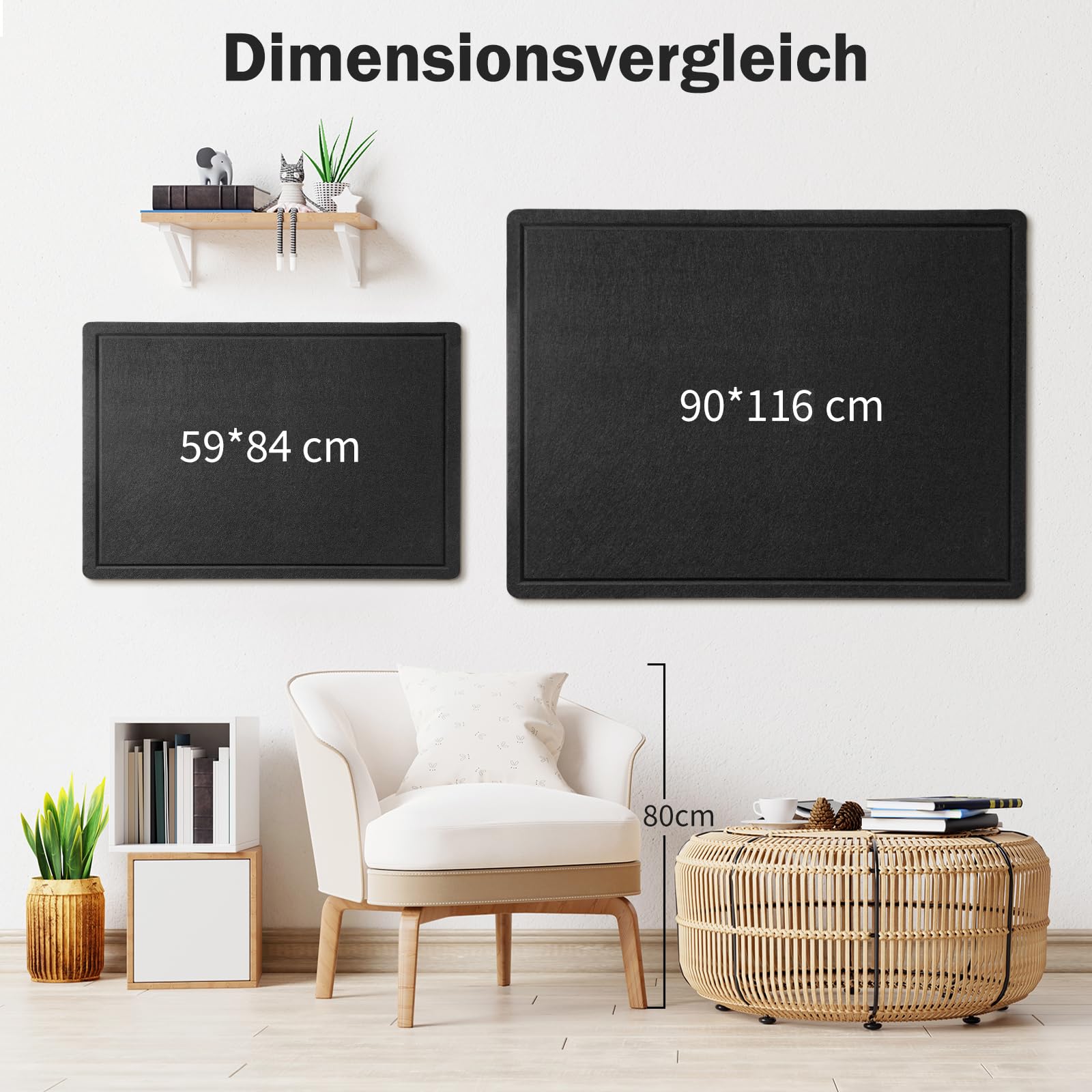 Prikbord, 84 x 59 cm viltbord - decoratief prikbord, alternatief voor de muur, opvouwbaar fotobord met zelfklevend Vision Board gebedsbord en 20 pinnaalden - lavendelblauw Prikbord, 84 x 59 cm viltbord - decoratief prikbord, alternatief voor de muur, opvouwbaar fotobord met zelfklevend Vision Board gebedsbord en 20 pinnaalden - lavendelblauw
