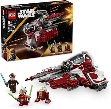 LEGO Star Wars: Klon Savaşları Ahsoka’nın Jedi Interceptor’ı 75401 | 8 Yaş ve Üzeri Kız ve Erkek Çocuklar için 2 Minifigür İçeren Yaratıcı Oyuncak Yapım Seti, Doğum Günü Hediyesi (290 Parça)