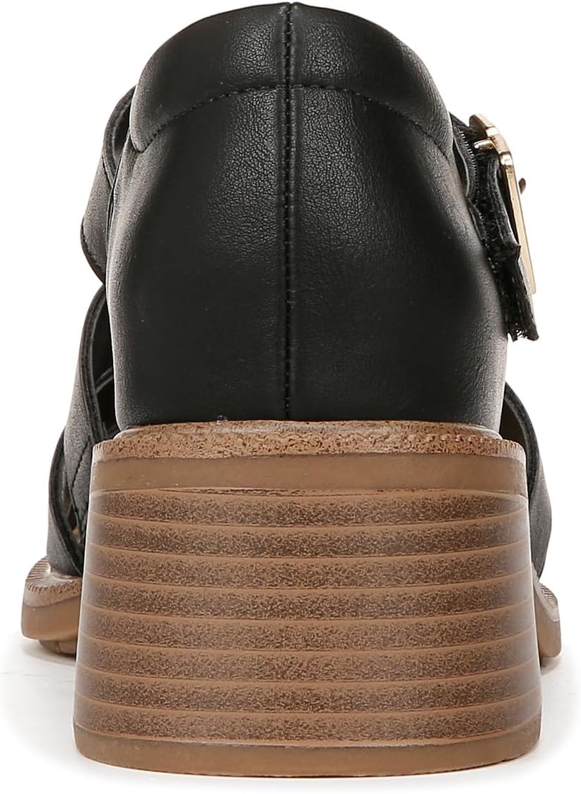 Dr. Scholl's Womens Rate Up Day Fisherman Sandal Black 10 M - Image 4