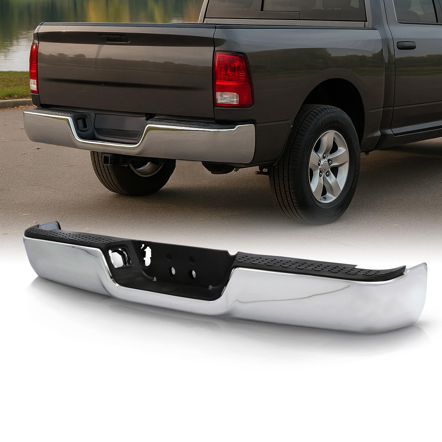 AKKON Chrome Rear Bumper