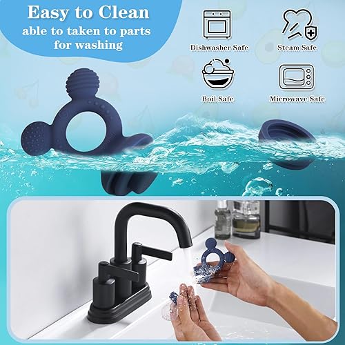 Miniatura 5 de Comedero de frutas para bebés, juguetes de dentición congelados, chupete mordedor para bebés con 3 tetas adicionales, esenciales para comer para