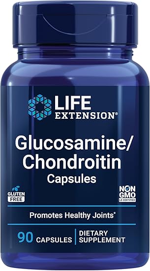 Glucosamine & Chondroitin Sulfate -- 100 Capsules by Life Extension