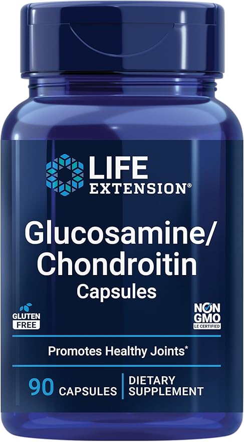 Glucosamine & Chondroitin Sulfate -- 100 Capsules by Life Extension