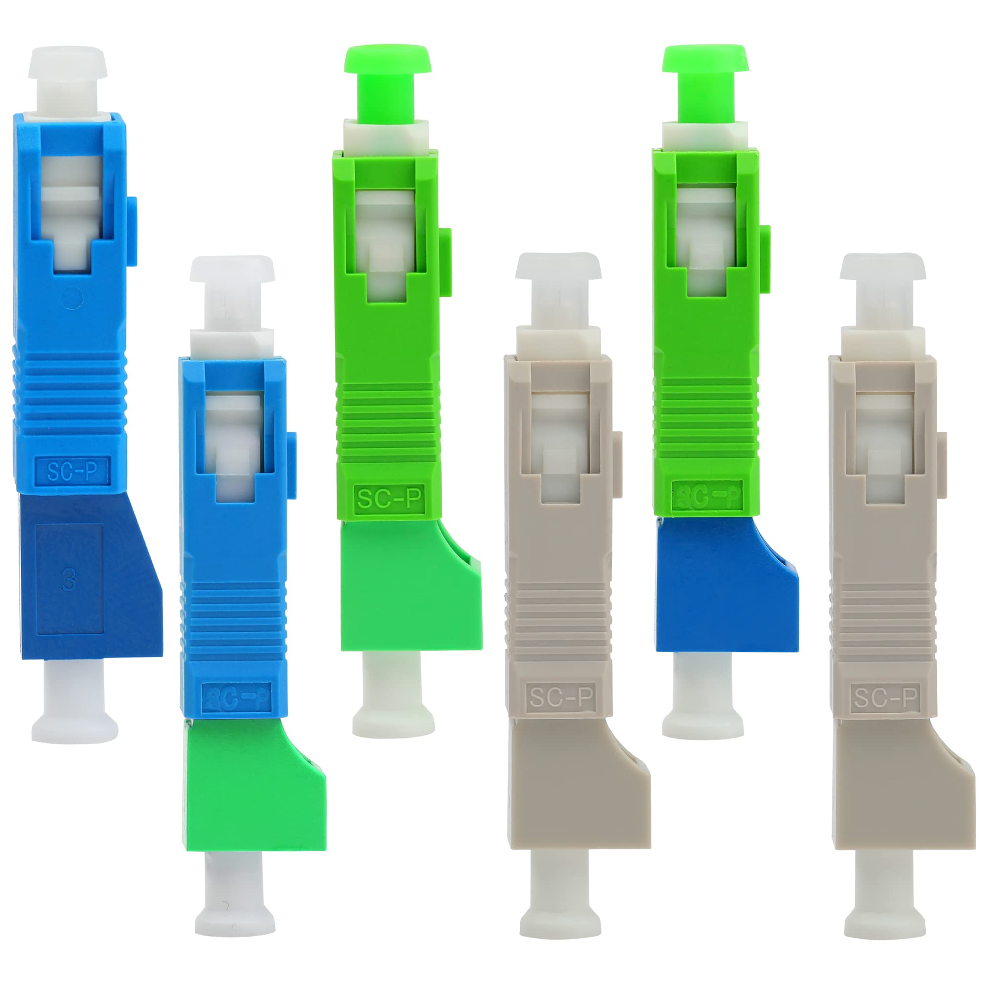 Adaptateur fibre SC (mâle) vers LC (femelle) convertisseur APC/UPC monomode et multimode hybride combinaison adaptateur optique