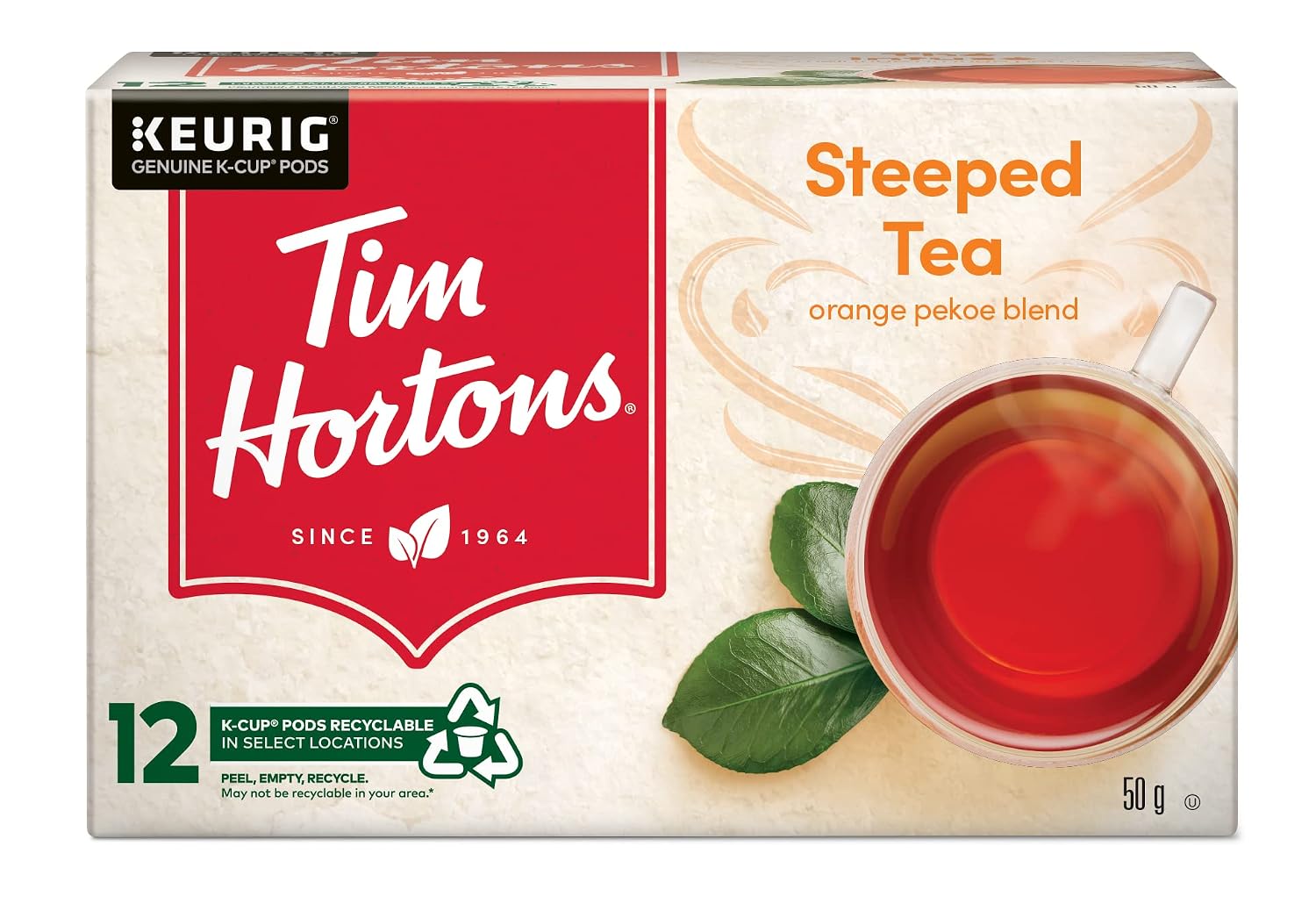 Tim Horton's K-Cup Tea 12 Count
