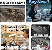 Vista 3 de Protector contra salpicaduras para freidora de aire: magnético de acero inoxidable, detiene la quema de la bobina de calefacción, la corrosión