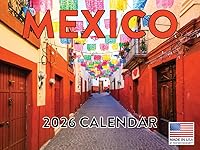 Vista 67 de Calendario de pared mensual 2025 de México, 12 meses, fabricado en Estados Unidos