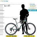 Niner 29T | 2x9 SPD Shimano Cues Drivetrain | Shimano MT-201 Hydraulic Disc Brakes | SR Suntour XCM Hydraulic Lockout Suspension (Green-Yellow) gallery image