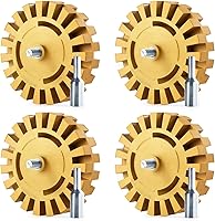 Vista 12 de CowboyBOB Removedor de Calcomanías Rueda Borradora Rueda de Goma para Taladro Elimina Rayas de Automóvil Cintas de Vinilo y Gráficos Kit