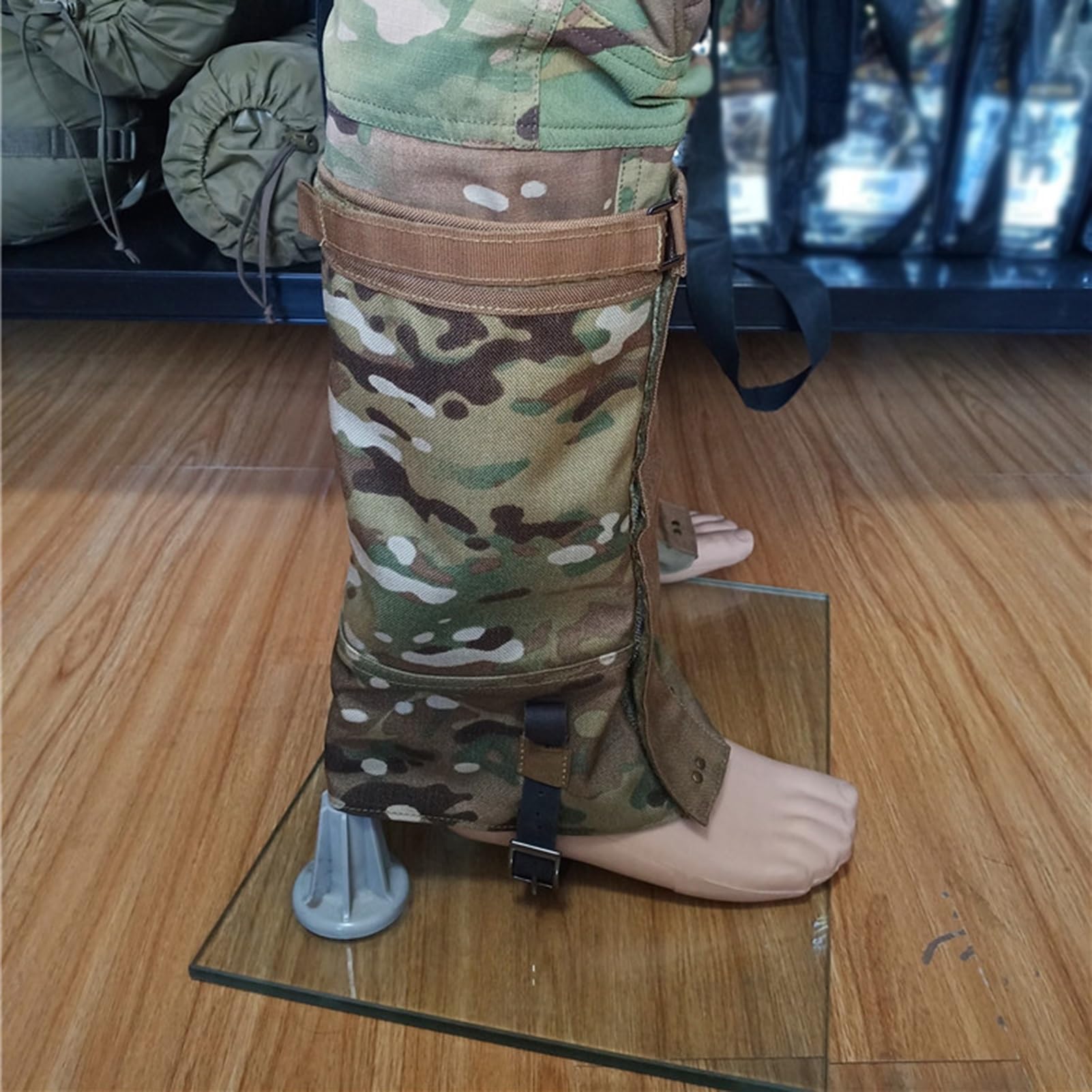 Guêtres de Jambe, guêtres de Raquettes à Neige résistantes à l'usure et aux Rayures, guêtres d'extérieur, adaptées à l'alpinisme, à l'extérieur et à la Chasse