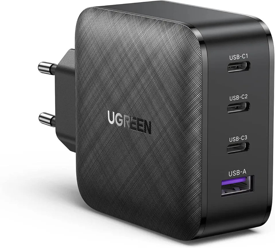 UGREEN Carregador USB C de 65 W, carregador GAN PD 3.0 compatível com 20 W, carregador rápido tipo C suporta QC 4.0 compatível com iPhone 14 13 12 Mini Pro Max, iPad Pro, Macbook,