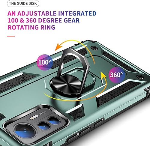 Miniatura 5 de Funda para Xiaomi 12 Lite 5G, Xiaomi 12 Lite Funda para teléfono delgada Protección militar a prueba de golpes Armor Defender Funda protectora para