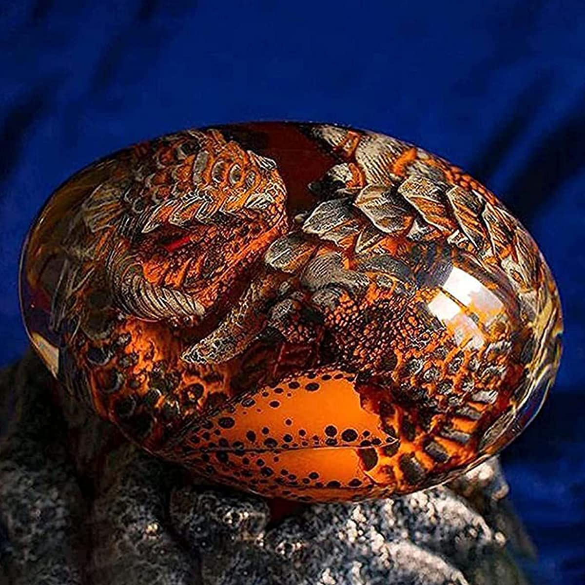 ドラゴンエッグ 切り絵 レジン