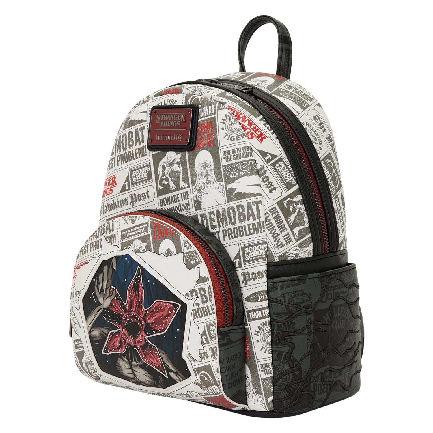 Amazon.com: Loungefly Stranger Things 5 Mini Backpack : Clothing 