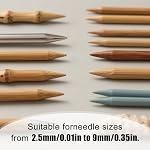 10pcs Bouteilles à aiguilles de tricot, Protège-points en silicone pour aiguilles 2,5-9mm, capuchons de bout d'aiguille en tricot DIY Accessoires de tricotage et Gadgets (Imprimé Hexagon)