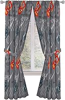 Vista 41 de Disney Mickey Mouse Jersey - Juego de 4 cortinas de 63 pulgadas (2 paneles, 2 alzapaños)