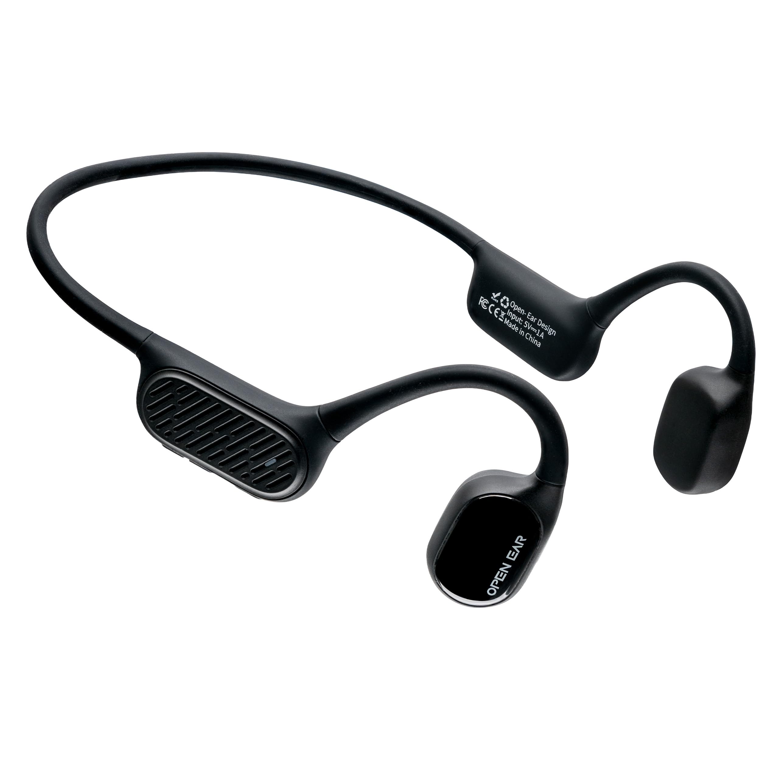 Cuffie Conduzione Ossea, Cuffie Sportive OPEN EAR, Cuffie Subacquee per Piscina IP68, Memoria da 32 GB, Wireless Bluetooth 5.3