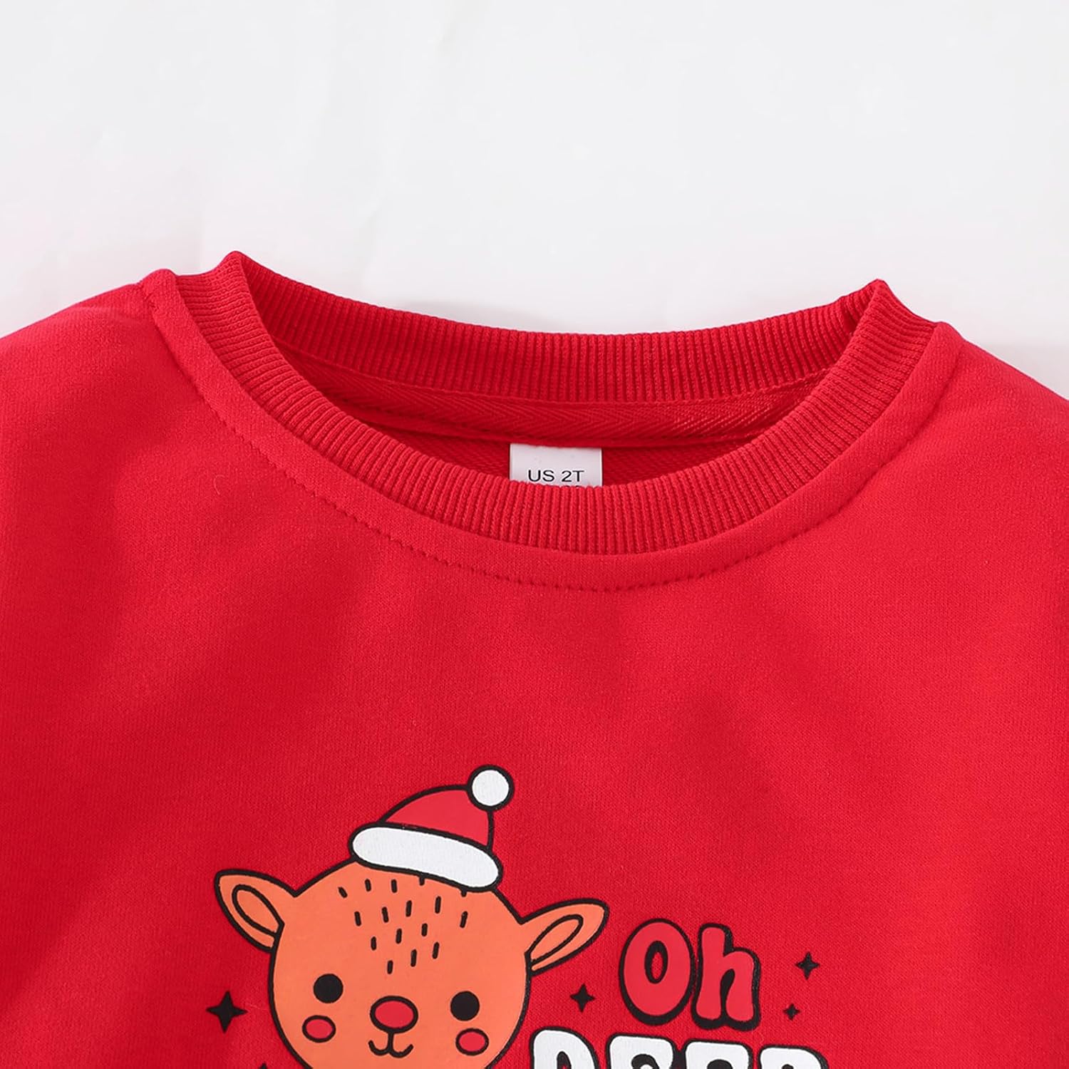 Toddler Boys Christmas Sweatshirt Reindeer Kids Long Sleeve Ugly Xmas Shirts Santa Claus Clothes Tee Tops 2-7 Years