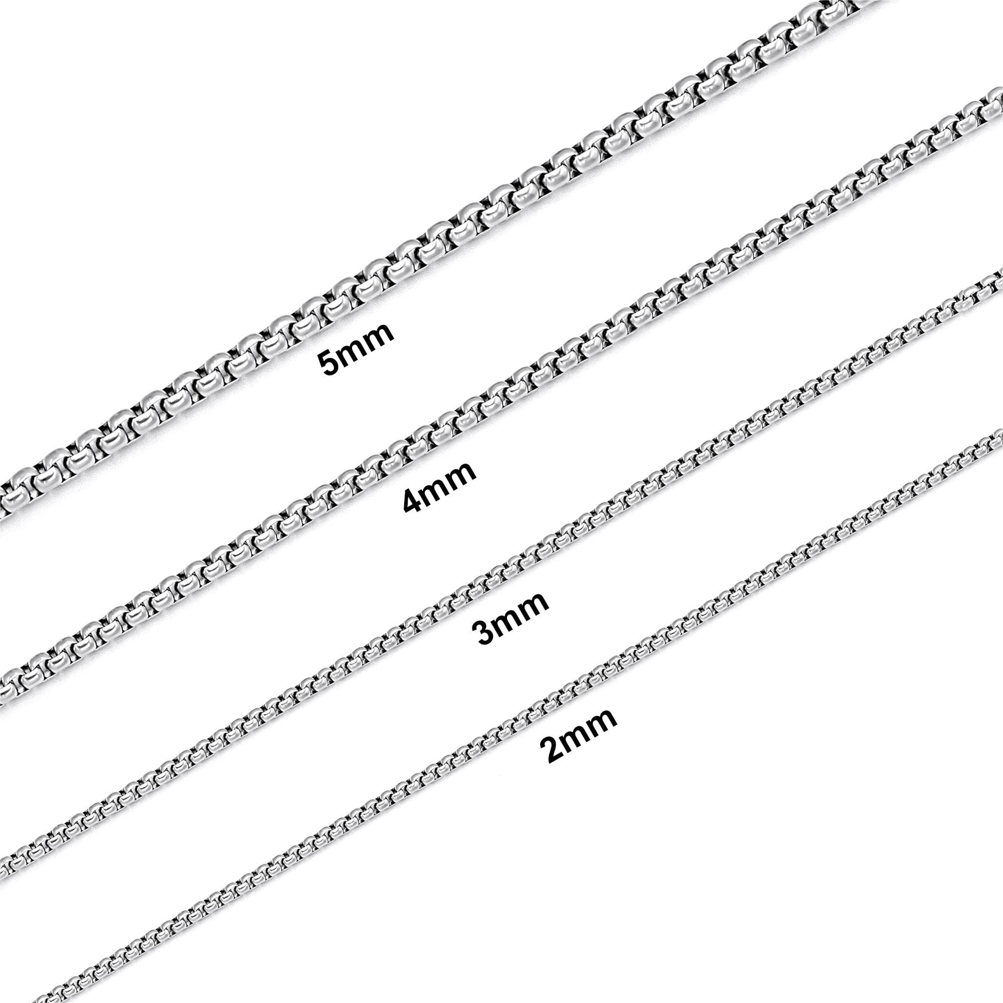 See full amazon price history chart for 3MM Square Rolo Chain Stainless Steel Round Box Chain Necklace Men Women Jewelry 3MM Square Rolo Chain Stainless Steel Round Box Chain Necklace Men Women Jewelry (B07PJYPP37) Amazon Price History, Amazon Price Tracker