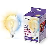 WiZ Lampadina Globo Smart LED WiFi, Luce Bianca da Calda a Fredda