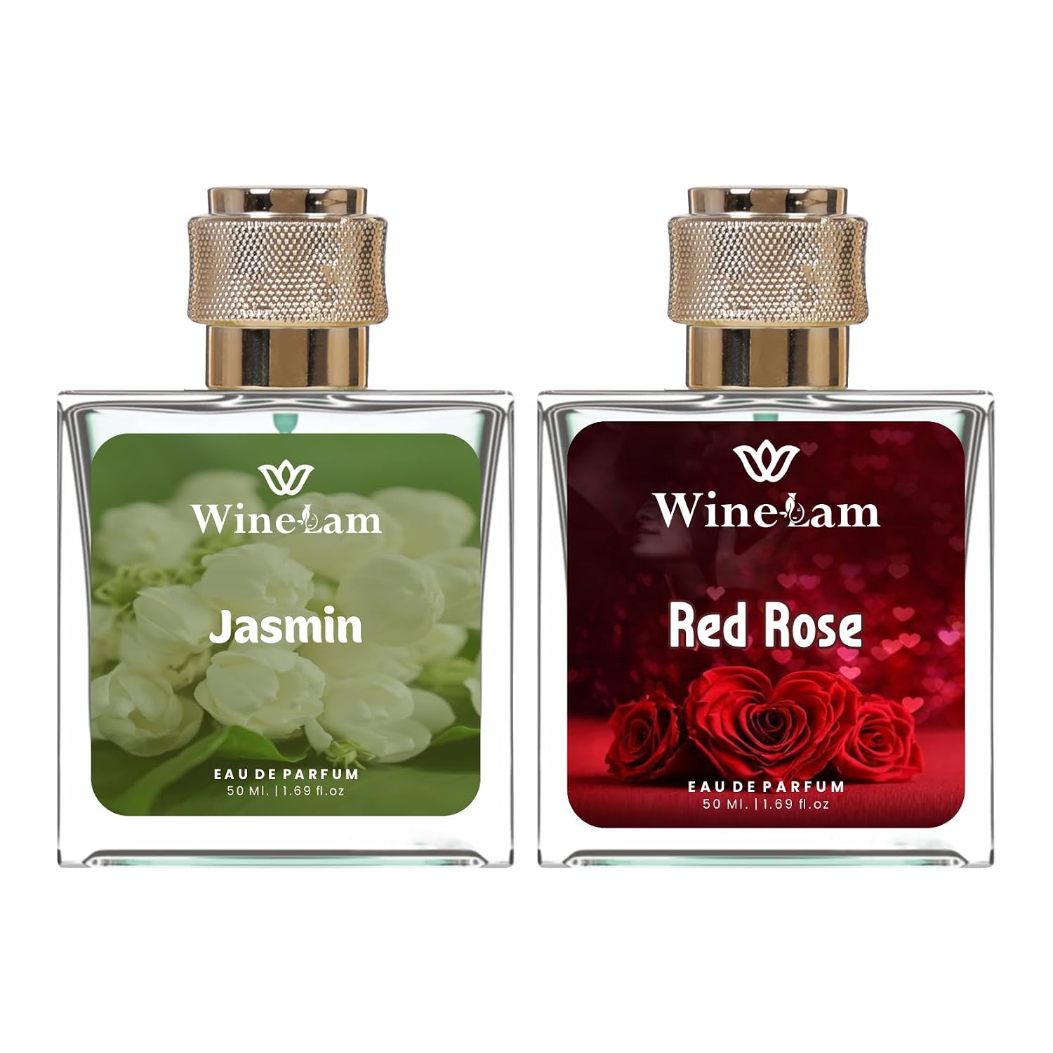 WineLam Jasmin and Red Rose Eau De Parfum Combo, Floral Fragrance, 50 ml Each - Review, Price and Buying Guide