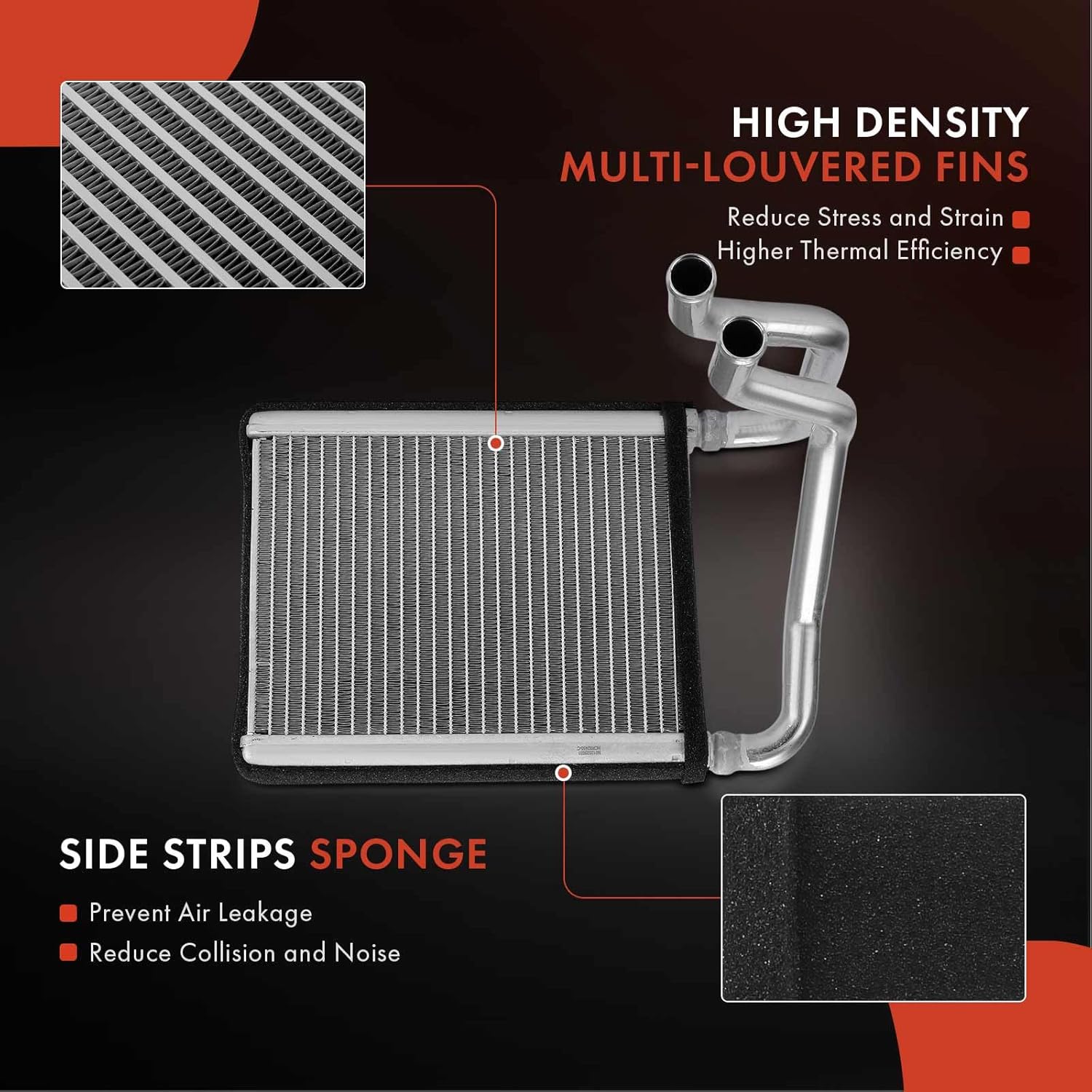 A-Premium HVAC Heater Core Compatible with Hyundai Kona 2018 2019 2020 2021 2022 2023, 1.6L 2.0L