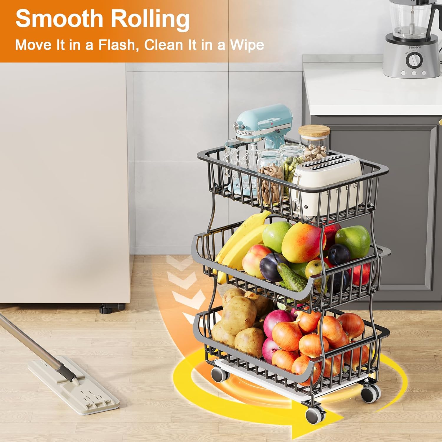 Taco Holders and Pantry Cart