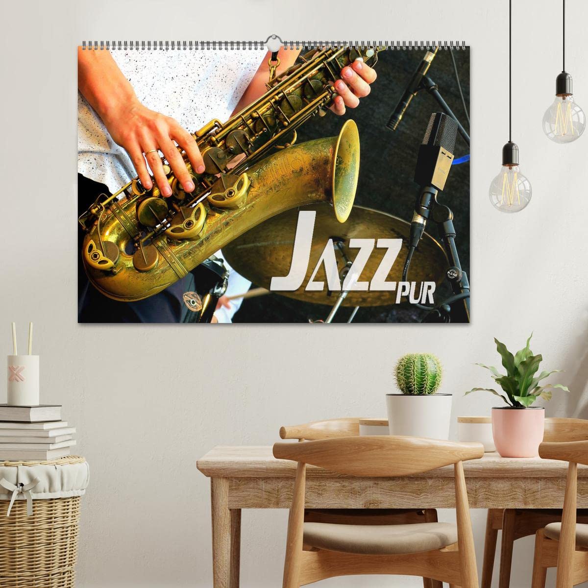 Jazz pur (Wandkalender 2026 DIN A2 quer), CALVENDO Monatskalender: Atmosphärische Entdeckungsreise durch die Welt der Jazzmusik (CALVENDO Kunst)