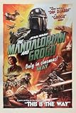 STAR WARS&colon; THE MANDALORIAN AND GROGU MOVIE POSTER 2 Sided ORIGINAL 27x40