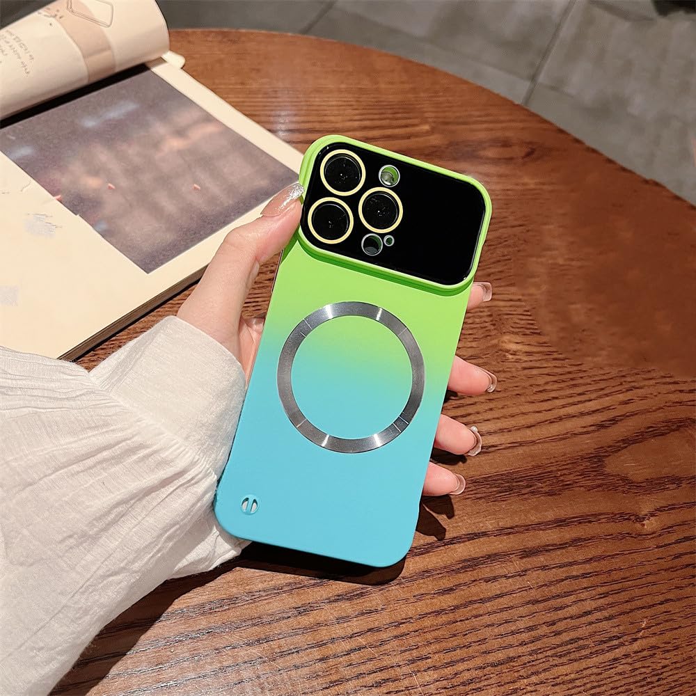 Coque dégradé vert bleu iPhone 14 Pro Max pour exprimer votre style unique - 5
