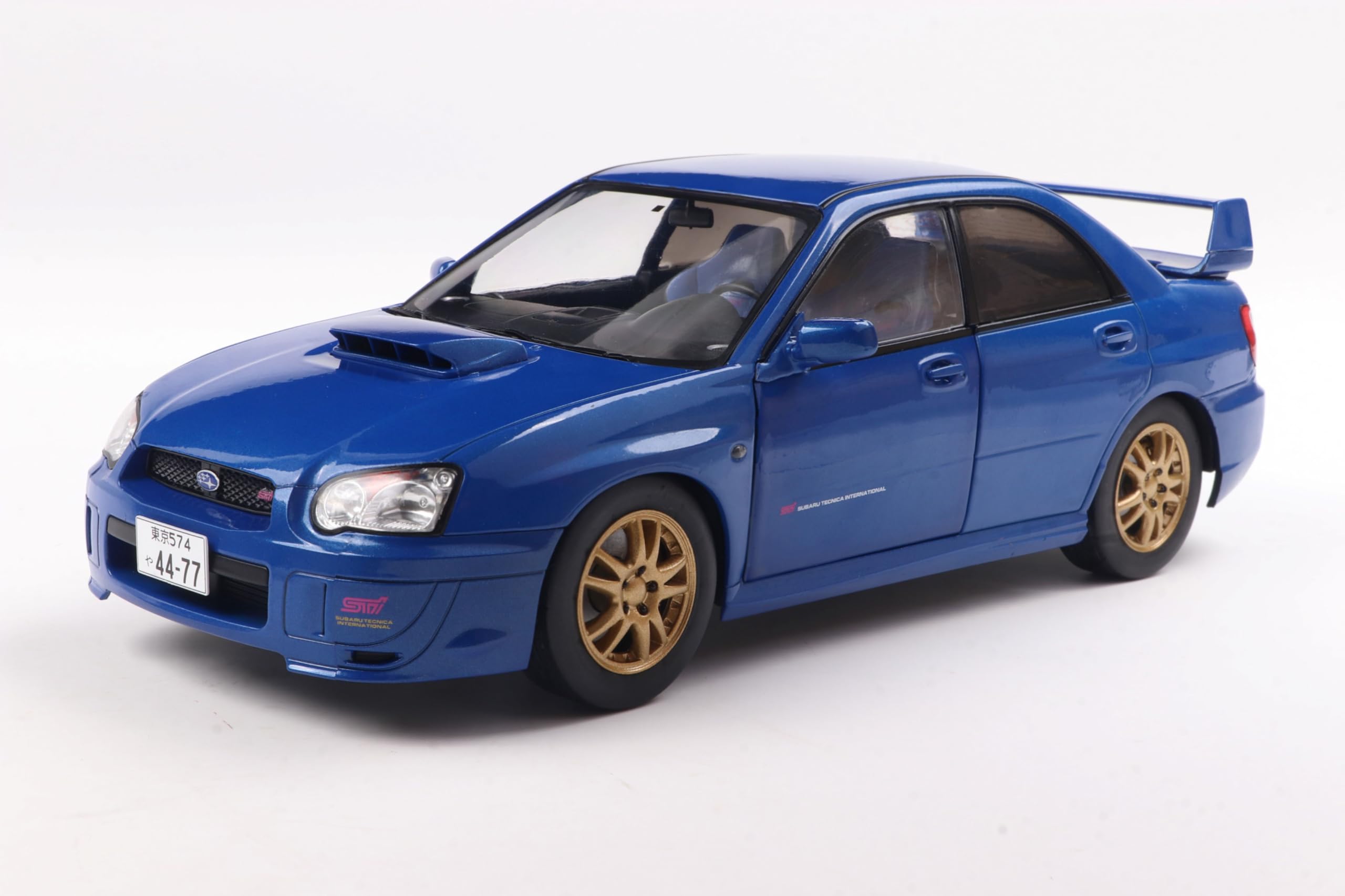 1:18 Subaru Impreza WRX STI Sonic Blue 2003 : Amazon.ca: Toys & Games