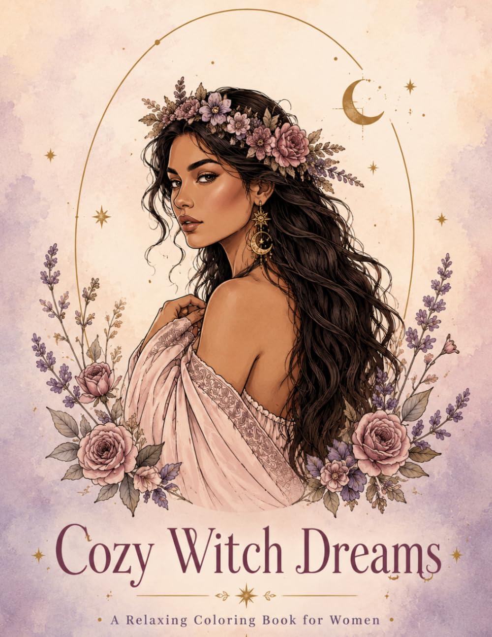 Cozy Witch Dreams: A Relaxing Coloring Book for Wemen