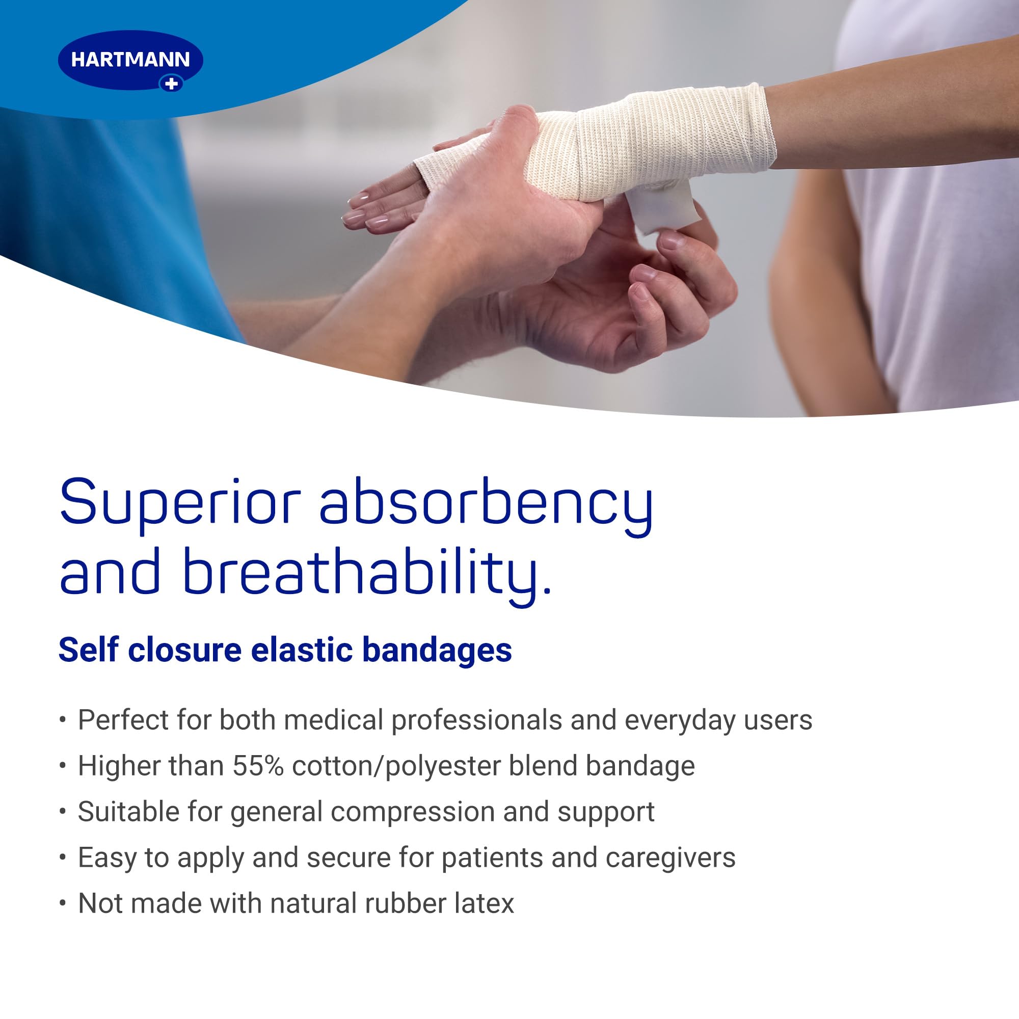 EZe-Band Elastic Bandage - Self-Closing, 10 Count -4 EZe-Band Elastic Bandage - Self-Closing, 10 Count -4