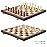 AMEROUS Magnetic Wooden Chess and Checkers Game Set, 15 Inches (2 in 1) Chess Board Games, 2 Extra Queens - Gift Package - Game Pieces Storage Slots, Beginner Chess Set for Kids, Adults