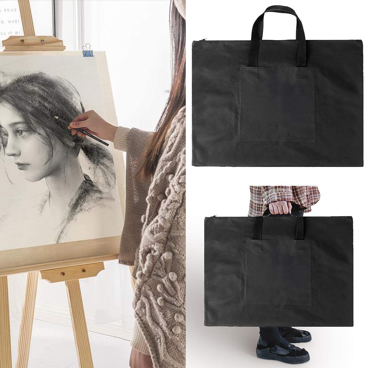 Borsa Da Disegno A2 MeYuxg - Cartellina Impermeabile Per Artisti Trasporto Facile Per Tavole E 1167841