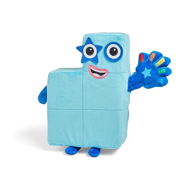 Learning Resources Peluche Interactivo de la Numberblock Cinco Que Canta contigo