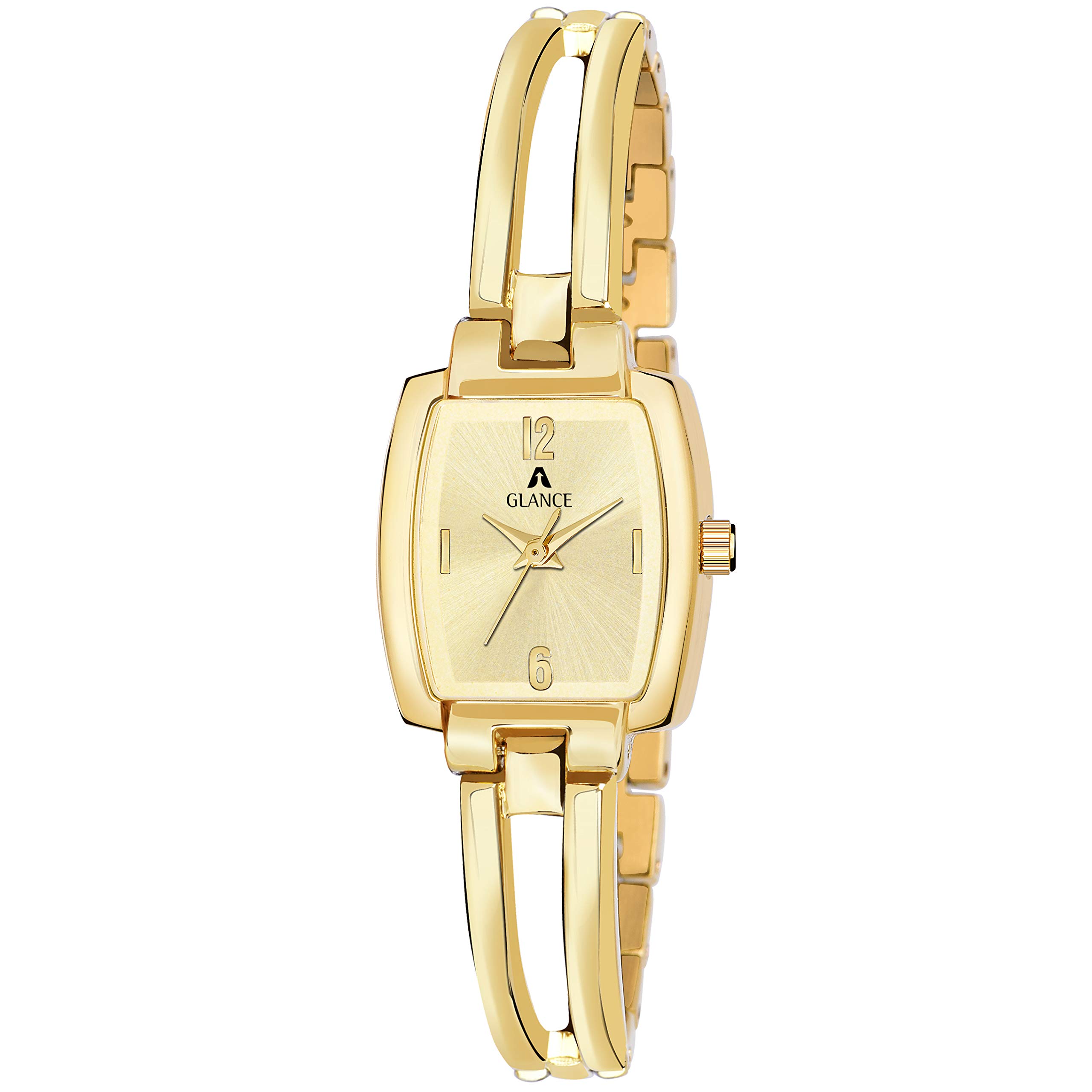 Aglance 2131ym04 Golden Dial Womens Watch Wrist Watch Strap Analogue Wrist Watch for Women and Girls (B07Y6HW6G4) Amazon Price History, Amazon Price Tracker
