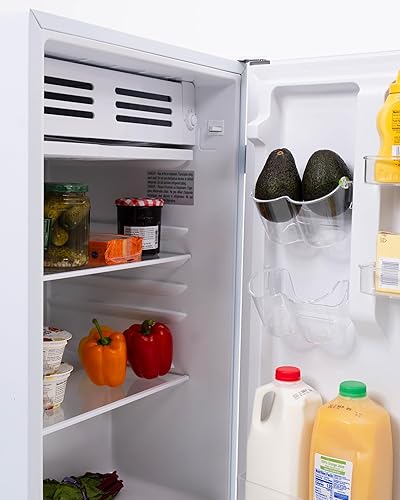 Miniatura 6 de Frigidaire Mini refrigerador, compartimento compacto para congelador, control de termostato ajustable, puerta reversible, serie contemporánea, 4.5