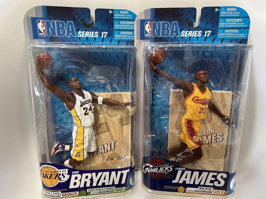 Amazon.co.jp: NBA コービー レブロン マクファーレン フィギュア2体 