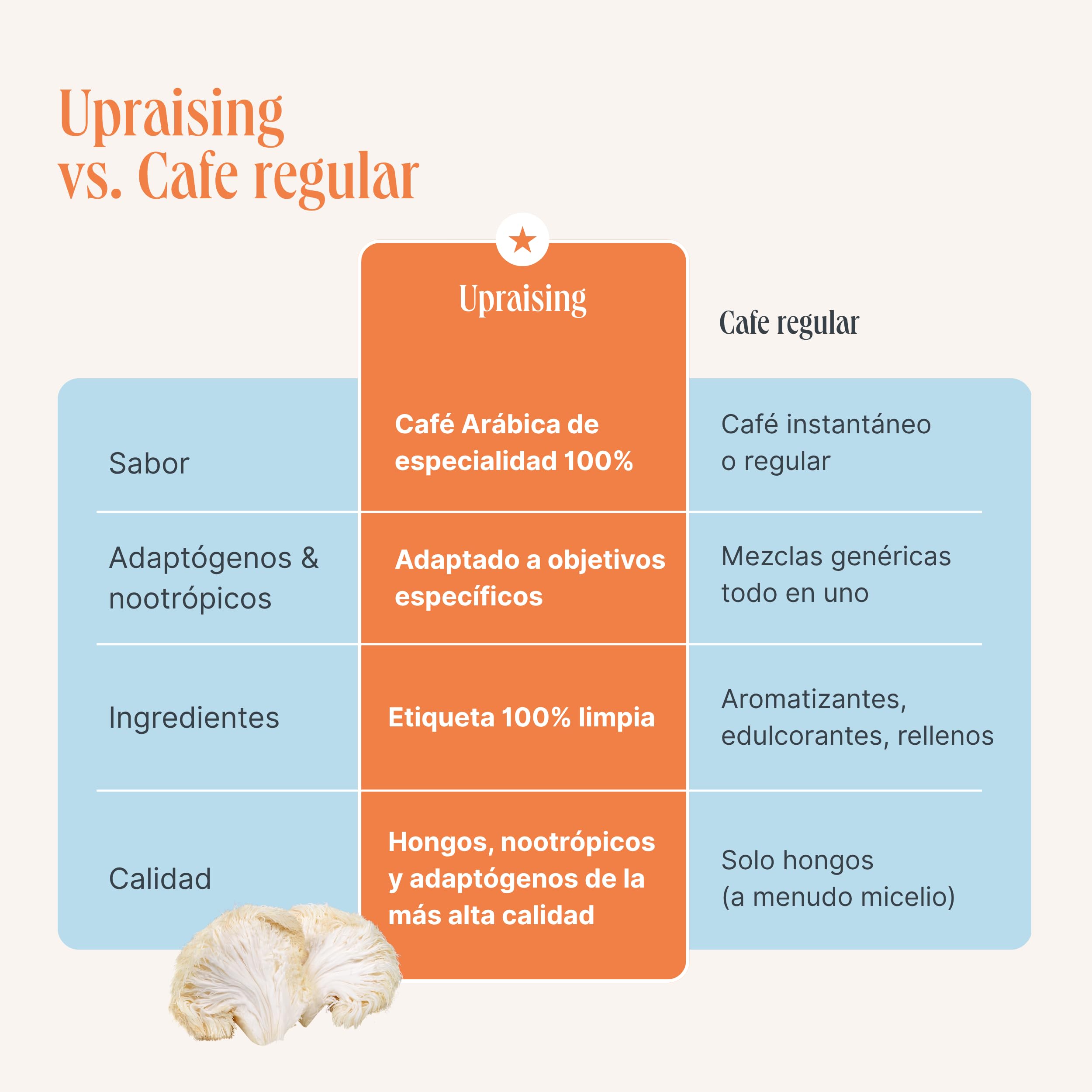 Flow State - Cafe Con Hongos Funcionales, 300 g | Mezcla de Cafe Arabica + Melena de Leon + Bacopa Monnieri + L-Theanine | Mejora Tu Memoria, Claridad y Concentracion | 100% Clean Label