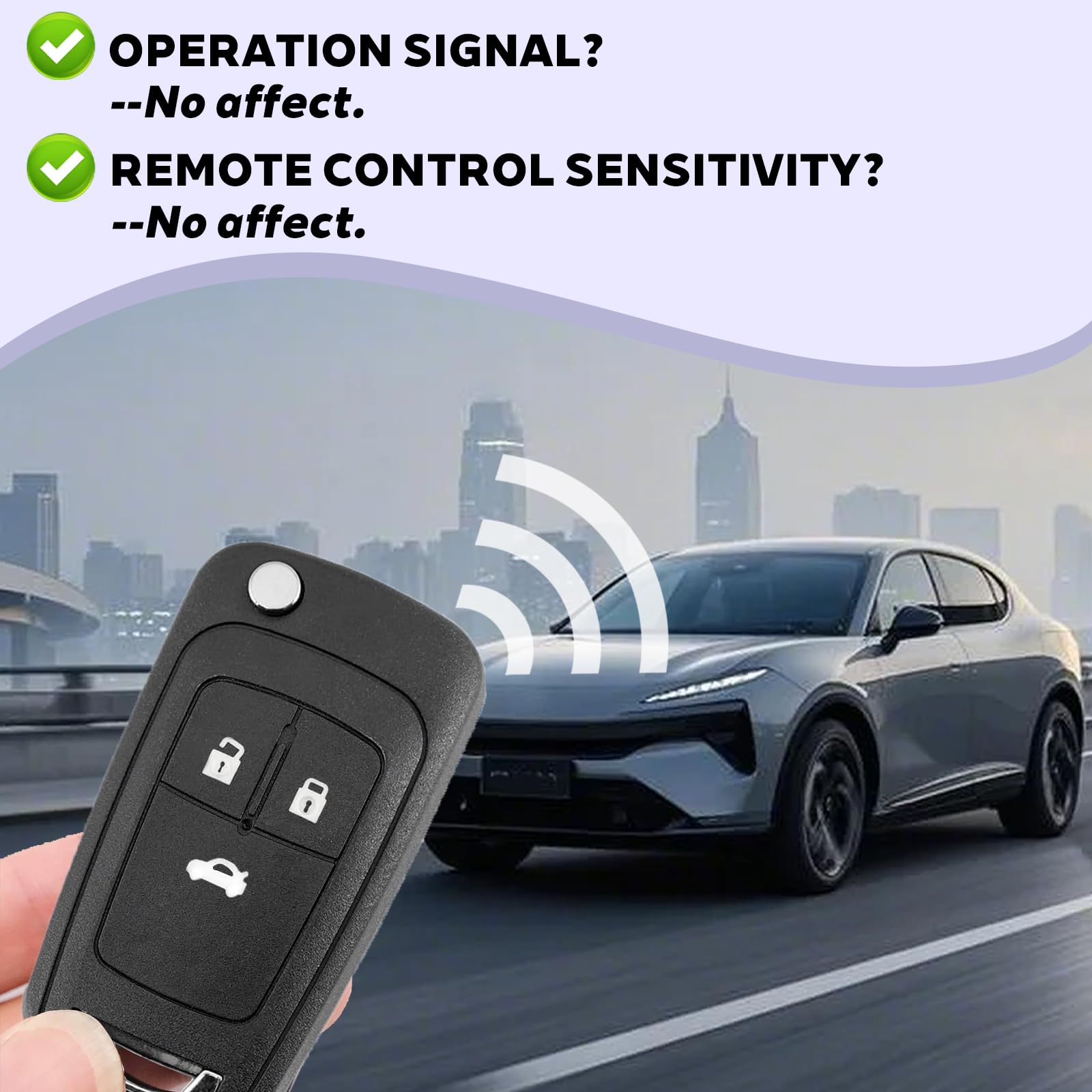 Telecomando Custodia Chiave Auto 3 Tasti Compatibile con Opel Insignia Astra J Adam Zafira Tourer C Mokka Meriva Movano Corsa E Cascada Karl Vauxhall