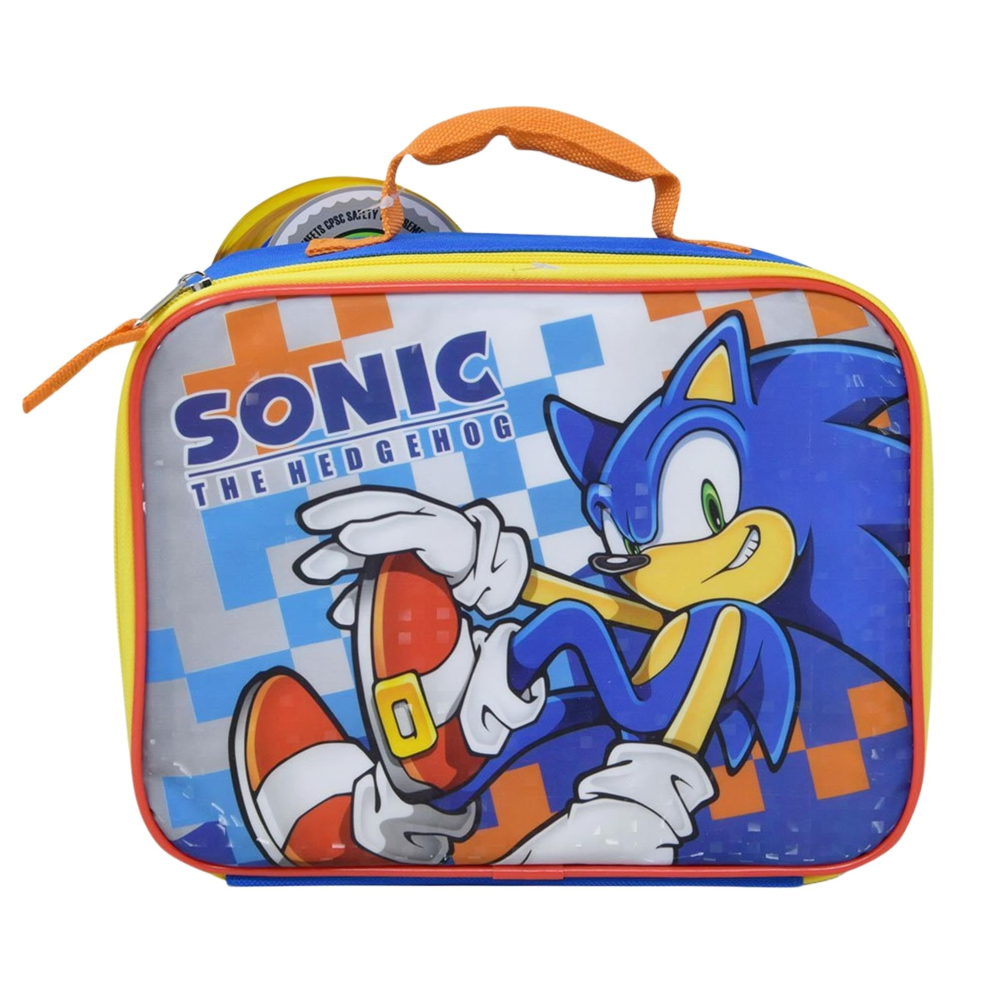 Bioworld Sonic the Hedgehog Lunch Bag 9.5 inches, Large