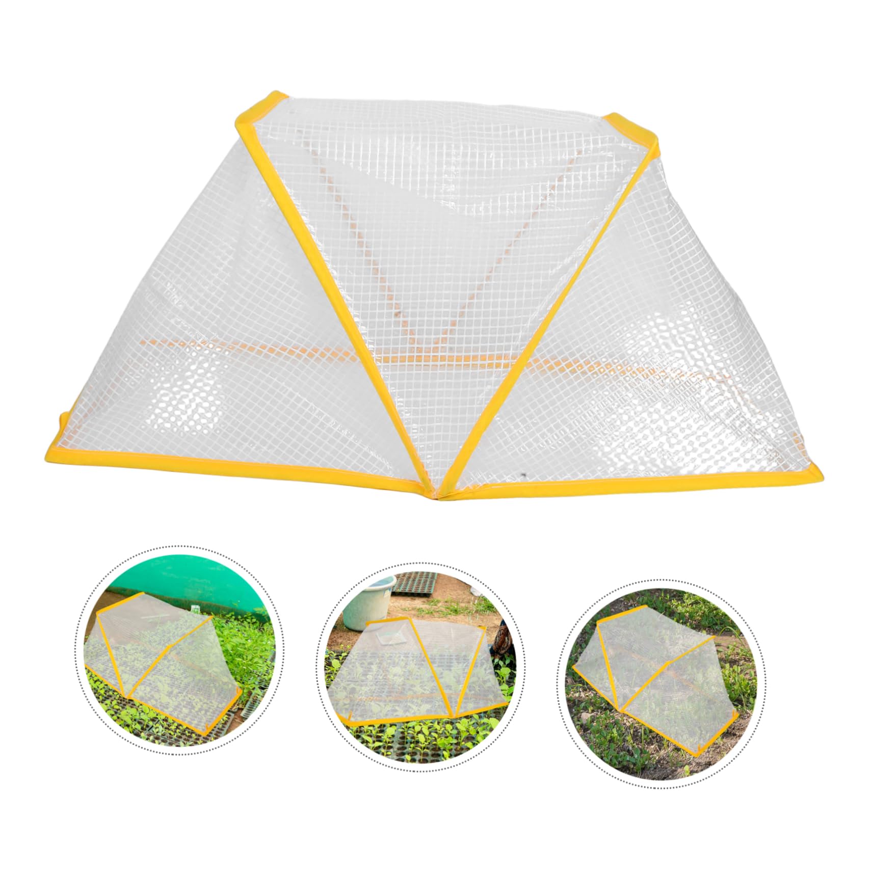 Toyvian Protezione per Aiuole Rialzate Antifreddo per Giardinaggio Inverno Adatta per Ortaggi e Frutti